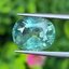 พลอย เขียวส่อง (Bluish Green Sapphire) 4.26 กะรัต (Cts.) พร้อมใบเซอร์ พลอยแท้ อัญมณีมงคลประจําวันเกิด เครื่องประดับพลอย