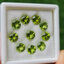 พลอย เพอริดอต Peridot 8.85 กะรัต (Cts.) 10 เม็ด (pcs.) พลอยแท้ อัญมณีมงคลประจําวันเกิด เครื่องประดับพลอย