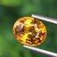 พลอย บุษราคัม yellow sapphire 3.08 กะรัต (Cts.) พลอยแท้ อัญมณีมงคลประจําวันเกิด เครื่องประดับพลอย