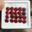 พลอย โกเมน Garnet 20 เม็ด (pcs.) 19.00 กะรัต (Cts.) พลอยแท้ อัญมณีมงคลประจําวันเกิด เครื่องประดับพลอย
