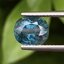 พลอย ไพลิน Greenish Blue Sapphire 3.56 กะรัต (Cts.) พร้อมใบเซอร์ พลอยแท้ อัญมณีมงคลประจําวันเกิด เครื่องประดับพลอย