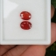 พลอย ทับทิม ซองเจีย Ruby Sapphire 3.33 กะรัต (Cts.克拉) 2 เม็ด พลอยแท้ อัญมณีมงคลประจําวันเกิด เครื่องประดับพลอย