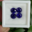 พลอย ไพลิน blue sapphire 4 เม็ด (pcs.) 4.62 กะรัต (Cts.) พลอยแท้ อัญมณีมงคลประจําวันเกิด เครื่องประดับพลอย