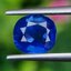 พลอย ไพลิน (Blue Sapphire) 1.61 กะรัต (Cts.) ดิบ (Unheated) สีพิเศษ คอนฟลาวเวอร์ บลู (Cornflower Blue) พร้อมใบเซอร์ พลอยแท้ อัญมณีมงคลประจําวันเกิด เครื่องประดับพลอย