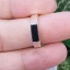 หยก พม่า แท้ Jade แหวนหยก หยกดำ ส่องเขียว (Black jadeite) 2.72 กะรัต (Cts.) Size 59 ดิบ ไม่ผ่านการปรับปรุง (Type A) พม่า (Myanmar)