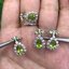 ชุดเครื่องประดับพลอย เพอริโด Peridot Jewelry ตัวเรือนเงินแท้ ชุบทองคำขาว เพชร CZ คัดคุณภาพ