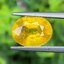 พลอย บุษราคัม yellow sapphire 6.00 กะรัต (Cts.) เผาใหม่ พลอยแท้ อัญมณีมงคลประจําวันเกิด เครื่องประดับพลอย
