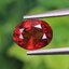 พลอย สเปสซาร์ไทต์ Spessartite Garnet 1.44 กะรัต Cts.พลอยแท้ อัญมณีมงคลประจําวันเกิด เครื่องประดับพลอย