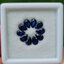 พลอย ไพลิน blue sapphire 5.25 กะรัต (Cts.) 10 เม็ด (Pcs.) พลอยแท้ อัญมณีมงคลประจําวันเกิด เครื่องประดับพลอย