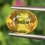 พลอย บุษราคัม Yellow Sapphire 4.27 กะรัต (Cts.) พลอยแท้ อัญมณีมงคลประจําวันเกิด เครื่องประดับพลอย