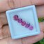 พลอย ทับทิม Ruby sapphire สยาม 5 เม็ด 2.86 กะรัต (Cts.) พลอยแท้ อัญมณีมงคลประจําวันเกิด เครื่องประดับพลอย