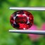 พลอย โรโดไลต์ กาเน็ท Rhodolite Garnet 2.44 กะรัต Cts.พลอยแท้ อัญมณีมงคลประจําวันเกิด เครื่องประดับพลอย
