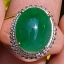 หยก พม่า แท้ Jade แหวนหยก 翡翠戒指 (Jadeite ring) 4.21 กะรัต (Cts.) ดิบ Size 62 ไม่ผ่านการปรับปรุง (Type A) พม่า (Myanmar)