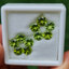 พลอย เพอริดอต Peridot 9.21 กะรัต (Cts.) 10 เม็ด (pcs.) พลอยแท้ อัญมณีมงคลประจําวันเกิด เครื่องประดับพลอย