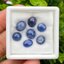 พลอย ไพลิน Blue Sapphire 16.41 กะรัต (Cts.) 7 เม็ด ดิบ (Unheated) พลอยแท้ อัญมณีมงคลประจําวันเกิด เครื่องประดับพลอย