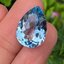 พลอย บลู โทแพซ (Blue Topaz) 12.35 กะรัต (Cts.) พลอยแท้ อัญมณีมงคลประจําวันเกิด เครื่องประดับพลอย
