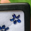พลอย ไพลิน blue sapphire 6.41 กะรัต (Cts.) 10 เม็ด (Pcs.) พลอยแท้ อัญมณีมงคลประจําวันเกิด เครื่องประดับพลอย