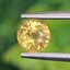 พลอย บุษราคัม Yellow Sapphire 0.76 กะรัต (Cts.) พลอยแท้ อัญมณีมงคลประจําวันเกิด เครื่องประดับพลอย