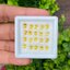พลอย บุษราคัม yellow sapphire 5.05 กะรัต (Cts.) 20 เม็ด (Pcs.) พลอยแท้ อัญมณีมงคลประจําวันเกิด เครื่องประดับพลอย