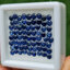 พลอย ไพลิน blue sapphire 13.12 กะรัต (Cts.) 72 เม็ด (pcs.) พลอยแท้ อัญมณีมงคลประจําวันเกิด เครื่องประดับพลอย