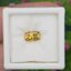 พลอย บุษราคัม Yellow Sapphire 1.34 กะรัต (Cts.) ดิบ ไม่ผ่านการเผา (Unheated) พร้อมใบเซอร์ พลอยแท้ อัญมณีมงคลประจําวันเกิด เครื่องประดับพลอย