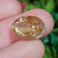 ไหมทอง ควอตซ์ Golden Rutilated Quartz 8.00 กะรัต Cts. พลอยแท้ อัญมณีมงคลประจําวันเกิด เครื่องประดับพลอย