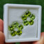 พลอย เพอริดอต Peridot 9.21 กะรัต (Cts.) 10 เม็ด (pcs.) พลอยแท้ อัญมณีมงคลประจําวันเกิด เครื่องประดับพลอย