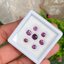 พลอย ทับทิม สยาม Siam Ruby sapphire 7 เม็ด 3.88 กะรัต (Cts.) ดิบ Unheated พลอยแท้ อัญมณีมงคลประจําวันเกิด เครื่องประดับพลอย