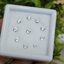 พลอย ขาว ไวท์ แซฟไฟร์ White Sapphire 10 เม็ด 2.26 กะรัต (Cts.) ดิบ (Unheated) พลอยแท้ อัญมณีมงคลประจําวันเกิด เครื่องประดับพลอย