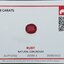 พลอย ทับทิม Ruby sapphire 0.98 กะรัต (Cts.) ดิบ Unheated พร้อมใบเซอร์ พลอยแท้ อัญมณีมงคลประจําวันเกิด เครื่องประดับพลอย