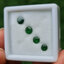 พลอย ซาโวไรท์ Tsavorite Garnet 2.78 กะรัต (Cts.) 4 เม็ด พลอยแท้ อัญมณีมงคลประจําวันเกิด เครื่องประดับพลอย