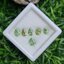 พลอย ดีแมนทรอยด์ การ์เน็ต Demantoid Garnet 2.38 Cts. 6 เม็ด (Pcs.) ดิบ Unheated พลอยแท้ อัญมณีมงคลประจําวันเกิด เครื่องประดับพลอย
