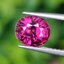 พลอย โรโดไลต์ กาเน็ท Rhodolite Garnet 1.54 กะรัต Cts.พลอยแท้ อัญมณีมงคลประจําวันเกิด เครื่องประดับพลอย