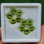 พลอย เพอริดอต Peridot 9.61 กะรัต (Cts.) 10 เม็ด (pcs.) พลอยแท้ อัญมณีมงคลประจําวันเกิด เครื่องประดับพลอย