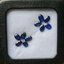 พลอย ไพลิน blue sapphire 6.41 กะรัต (Cts.) 10 เม็ด (Pcs.) พลอยแท้ อัญมณีมงคลประจําวันเกิด เครื่องประดับพลอย