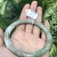 J05C003 หยก พม่า แท้ Jade กำไลหยก 60.2 มม (Jade bracelet) พม่า (Myanmar)