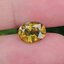 พลอย บุษราคัม yellow sapphire 3.18 กะรัต (Cts.) พลอยแท้ อัญมณีมงคลประจําวันเกิด เครื่องประดับพลอย