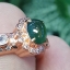 หยก พม่า แท้ Jade แหวนหยก แหวน หยก (jadeite) 1.19 กะรัต (Cts.) ดิบ (Size) 59 ไม่ผ่านการปรับปรุง (Type A) พม่า (Myanmar)