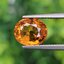 พลอย บุษราคัม yellow sapphire 4.51 กะรัต (Cts.) พลอยแท้ อัญมณีมงคลประจําวันเกิด เครื่องประดับพลอย