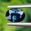 พลอย ไพลิน Blue Sapphire 0.85 กะรัต (Cts.) ดิบ Unheated พลอยแท้ อัญมณีมงคลประจําวันเกิด เครื่องประดับพลอย