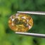พลอย บุษราคัม yellow sapphire 3.18 กะรัต (Cts.) พลอยแท้ อัญมณีมงคลประจําวันเกิด เครื่องประดับพลอย