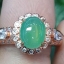 หยก พม่า แท้ Jade แหวนหยก (jadeite) 1.71 กะรัต (Cts.) (Size) 59 ดิบ ไม่ผ่านการปรับปรุง (Type A) พม่า (Myanmar)