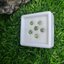 พลอย เขียวส่อง Green Sapphire 4.06 กะรัต (Cts.) 6 เม็ด (Pcs.) พลอยแท้ อัญมณีมงคลประจําวันเกิด เครื่องประดับพลอย
