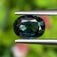 พลอย เขียวส่อง Green Sapphire 1.23 กะรัต (Cts.) ดิบ Unheated พลอยแท้ อัญมณีมงคลประจําวันเกิด เครื่องประดับพลอย