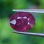 พลอย ทับทิม สยาม (Siam Ruby Sapphire) 1.35 กะรัต (Cts.) พลอยแท้ อัญมณีมงคลประจําวันเกิด เครื่องประดับพลอย