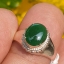 หยก พม่า แท้ Jade แหวนหยก 翡翠戒指 (Jadeite ring) 1.26 กะรัต (Cts.) ดิบ (Size) 57 ไม่ผ่านการปรับปรุง (Type A) พม่า (Myanmar)