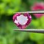 พลอย ชมพู พิ้ง แซฟไฟร์ Pink Sapphire 0.67 กะรัต (Cts.) ดิบ Unheated พลอยแท้ อัญมณีมงคลประจําวันเกิด เครื่องประดับพลอย