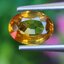 พลอย บุษราคัม yellow sapphire 1.13 กะรัต (Cts.) พลอยแท้ อัญมณีมงคลประจําวันเกิด เครื่องประดับพลอย