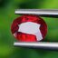 พลอย ทับทิม Ruby sapphire 0.98 กะรัต (Cts.) เผาเก่า VS พลอยแท้ อัญมณีมงคลประจําวันเกิด เครื่องประดับพลอย