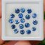 พลอย ไพลิน blue sapphire 3.31 กะรัต (Cts.) 18 เม็ด (pcs.) พลอยแท้ อัญมณีมงคลประจําวันเกิด เครื่องประดับพลอย